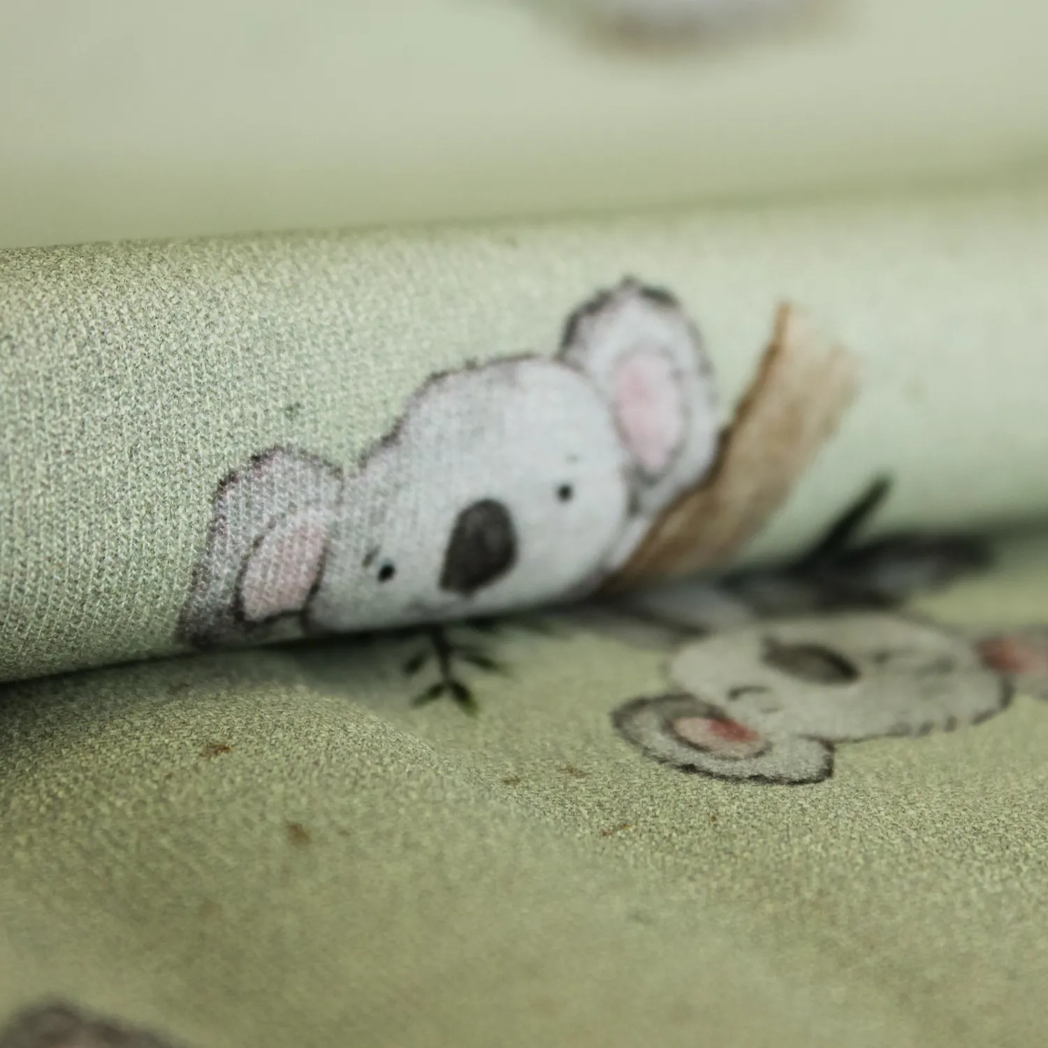 Tricot groen met koala's